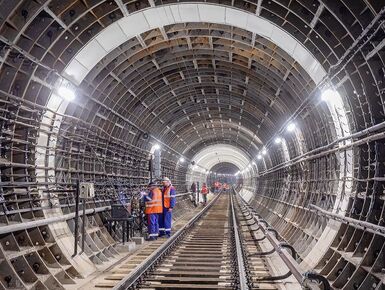 Станция «Липовая роща» Рублево-Архангельской линии метро готова на 50%