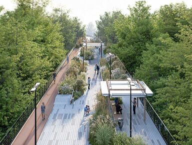 Большинство москвичей проголосовали за создание парка на месте монорельса