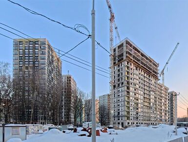 Панорама жилого района «Скандинавия» в Новой Москве