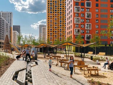 От песочницы до роллердрома: как двор в новостройке становится местом притяжения детей всех возрастов