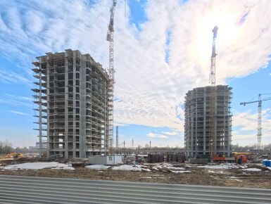 Панорама жилого квартала «Героев» в Балашихе