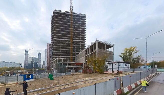 Панорама бизнес-центра Level Work Воронцовская в Обручевском районе