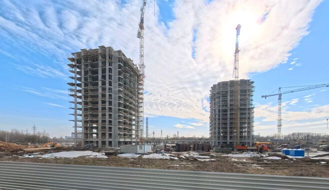 Панорама жилого квартала «Героев» в Балашихе