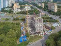 Аэрофотосъемка МФК «Штаб квартира на Мосфильмовской». Фото от 06.09.2015 г.