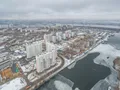 ЖК «Ривер Парк» в Нагатинском Затоне. Общий вид. Окрестности. Аэрофотосъемка. Фото от 28.11.2016 г.