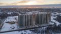 ЖК «МИР Митино». Корпуса 9, 10. Аэрофотосъемка. Фото от 19.02.2019 г.