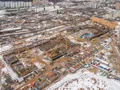 ЖК «Лучи». Ход строительства корпусов 1 и 2. Аэрофотосъемка. Фото от 25.02.2017 г.
