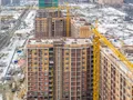 Жилой район «Москва А101». Отделка фасада корпуса 17. Аэрофотосъемка от 24.03.2016 г.