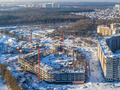 ЖК «Рассказово». Ход строительства корпуса 6. Аэрофотосъемка от 11.01.2017 г.