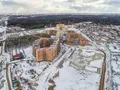 ЖК «Пятницкие кварталы». Ход строительства второй очереди. аэрофотосъемка. Фото от 31.03.2017 г.