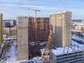 ЖК «Летний сад». Ход строительства. Корпуса 2А, 2Б, 2В, 2Г. Аэрофотосъемка. Фото от 17.03.2018 г.