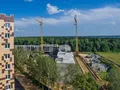 ЖК «Мелодия леса». Ход строительства корпуса 8. Аэрофотосъемка. Фото от 07.08.2016 г.