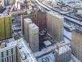 ЖК «Летний сад». Ход строительства. Корпуса 2А, 2Б, 2В, 2Г. Аэрофотосъемка. Фото от 17.03.2018 г.