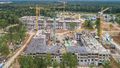 Стадия строительства комплекса (корп. 2,4). Аэрофотосъемка от 14.07.2019 г.