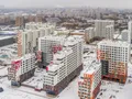 ЖК «Ривер Парк» в Нагатинском Затоне. Вид на корпуса 5, 6. Аэрофотосъемка от 12.01.2018 г.
