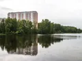 ЖД на ул. Советская, корп. 40 Б (Балашиха). Водоем рядом с домом. Фото от 17.05.2016 г.