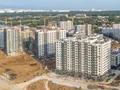 Ход строительства. Общий вид строительной площадки. Аэрофотосъемка от 21.09.2017 г.