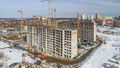 Максимальная этажность ЖК 
 - 25 этажей. Аэрофотосъемка от 14.03.2019