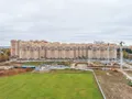Общий вид стройки со стороны ул. Центральная. Аэрофотосъемка от 16.10.17 г.