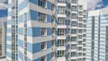 На верхних этажах предусмотрено панорамное остекление. Аэрофотосъемка 03.06.2019.