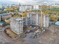ЖК «Нормандия». Ход строительства. Корпус 3. Аэрофотосъемка. Фото от 10.10.2017 г.