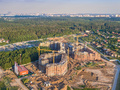 ЖК «Пятницкие кварталы». Ход строительства новых корпусов. Аэрофотосъемка. Фото от 29.06.2016 г.