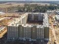 мкр. «Красногорский». Стадия строительства (корп. 18). Аэрофотосъемка от 12.04.2018 г.