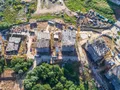 Ход строительства. Корпуса 1-5. Фундаментные работы. Аэрофотосъемка от 17.07.2017 г.