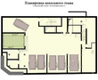 Планировка цокольного этажа.