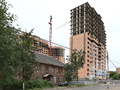 Строящиеся корпуса ЖК «Чайка». Фото от 10.07.2014 г.