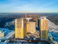 ЖК «Изумрудные холмы». Ход строительства. Корпус 17. Аэрофотосъемка. Декабрь 2018 г.