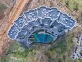 ЖК «Панорама Сколково». Вид сверху и благоустройство. Аэрофотосъемка. Фото от 13.05.2017 г.