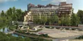 Для отдыха жителей будет создан собственный остров с пляжем.