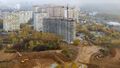 Вид на строящийся корпус. Аэрофотосъемка от 14.10.2020 г.