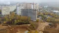 Вид на строящийся корпус. Аэрофотосъемка от 14.10.2020 г.