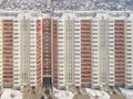 За микрорайоном - частный сектор.  Аэрофотосъемка от 03.03.2018 г.