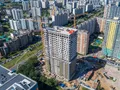 ЖК «LIFE-Митинская ECOPARK». Строительство корпуса 3. Аэрофотосъемка от 16.08.2017 г.