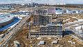 Жилые секции поднимутся на 14 этажей. Аэрофотосъемка от 23.03.2019.