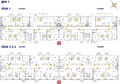 Планировка квартир дома №1.
