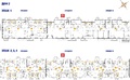 Планировка квартир дома №2.