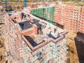 ЖК «Видный город». Ход строительства. Монтаж последнего этажа. Аэрофотосъемка. Фото 14.05.2017 г.