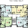 Планировка 2 этажа секции 4