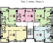 Планировка 3 этажа секции 5