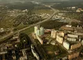Вид сверху на жилой комплекс.