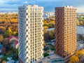 ЖК «PerovSky». Вид на корпуса «Феникс» и «Пегас». Аэрофотосъемка от 20.10.2017 г.