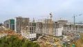 Продолжается строительство новых корпусов. Аэрофотосъёмка от 3.09.18 г.