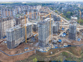 ЖК «Татьянин Парк». Ход строительства новых корпусов. Аэрофотосъемка. Фото от 30.04.2016 г.