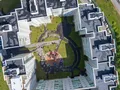 ЖК «Западный Остров». Внутридворовая территория. Аэрофотосъемка. Фото от 03.06.2016 г.