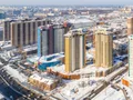 ЖК «Золотые Ворота». Вид со стороны ул. Пионерская.  Аэрофотосъемка от 14.02.2018