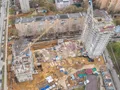 ЖК «Свой» («На улице Гродненская»). Ход строительства, общий вид. Аэрофотосъемка от 02.05.2018г.
